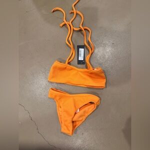 Nasty Gal Orange Bikini Set
